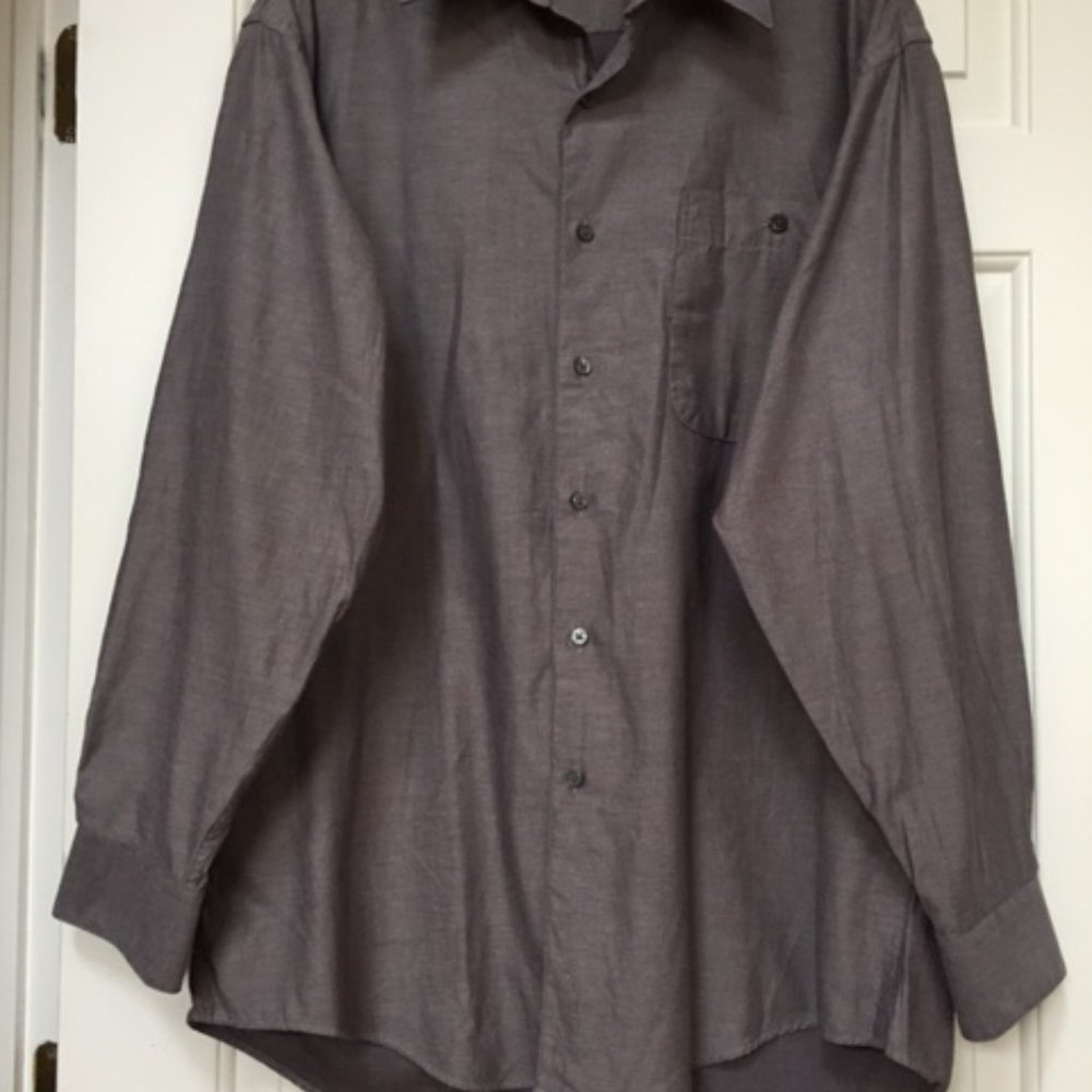 Roberto Villini   Dress Men's Shirt sz 16 100% Cotton